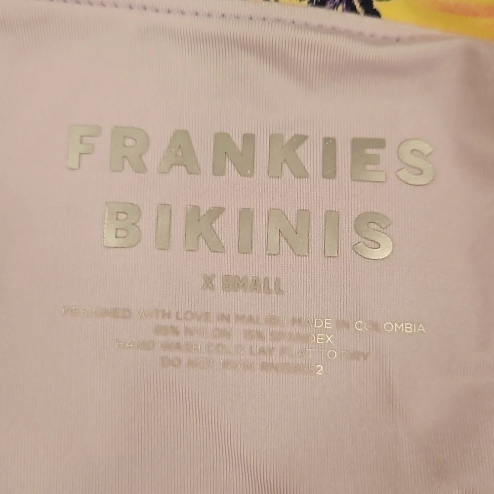 💕FRANKIES BIKINIS💕 Juju Bottom ~ Ocean Front Print XS NWT